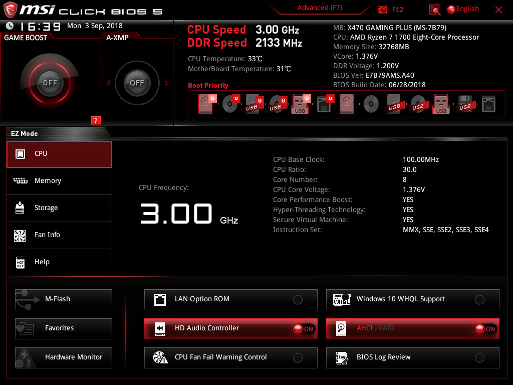 Msi x470 discount gaming pro driver